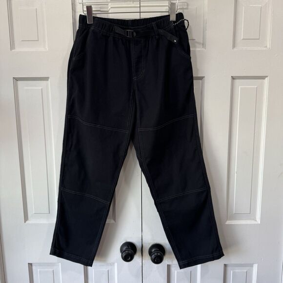Without Walls UO Belted Hiking Pants Cotton Black Mens Medium Relaxed PRISTINE - Picture 3 of 13